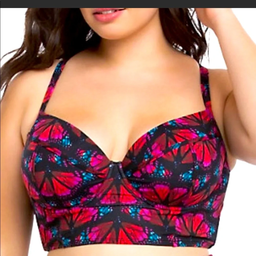 TORRID Bikini top / sports bra 3x $44 - Picture 1 of 9